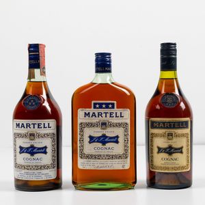 Martell, Cognac Tre Stelle  - Asta Spirito del tempo  - Associazione Nazionale - Case d'Asta italiane