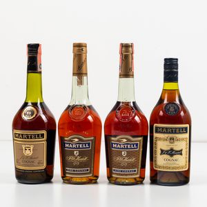 Martell, Cognac Very Special Tre Star<BR>Martell, Cognac Tre Star<BR>Martell, Cognac V.S.  - Asta Spirito del tempo  - Associazione Nazionale - Case d'Asta italiane