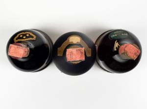 Normandin, Cognac Tre Stelle<BR>Chateau D'Uffaut, Grande Champagne Cognac<BR>Larsen, Cognac Napoleon  - Asta Spirito del tempo  - Associazione Nazionale - Case d'Asta italiane