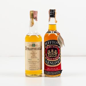 Strathisla - Glenlivet, Finest Highland Malt Whisky 8 years old<BR>Bell & Sons, Dufftown Glenlivet Pure Malt Scotch Whisky  - Asta Spirito del tempo  - Associazione Nazionale - Case d'Asta italiane