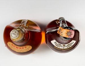 John Hopkins, Old Mull Fine Scotch Whisky<BR>Dewar's, White Label Finest Scotch Whisky  - Asta Spirito del tempo  - Associazione Nazionale - Case d'Asta italiane