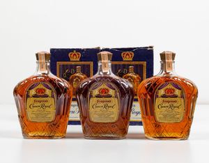 Seagram's, Crown Royal Fine de Luxe Blended Canadian Whisky  - Asta Spirito del tempo  - Associazione Nazionale - Case d'Asta italiane