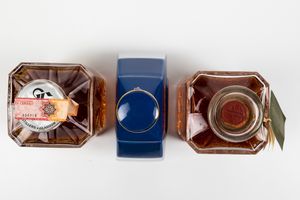 Harrods, Scotch Whisky Whyte & Mackay 21 years old decanter<BR>Langside, Blended Scotch Whisky 21 years old decanter<BR>Long John, Royal Choice Blended Scotch Whisky 21 years old  - Asta Spirito del tempo  - Associazione Nazionale - Case d'Asta italiane