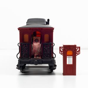 James B. Beam, Kentucky Straight Bourbon Decanter Dinner Car Jersey & Western Whiskey Beam 100 months old  - Asta Spirito del tempo  - Associazione Nazionale - Case d'Asta italiane