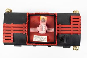 James B. Beam, Kentucky Straight Bourbon Decanter New Jersey Central Jersey & Western Whiskey Beam 150 months old  - Asta Spirito del tempo  - Associazione Nazionale - Case d'Asta italiane