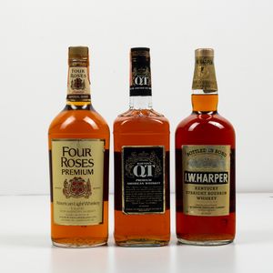 Four Roses, American Light Whisky<BR>Barton's QT, American Whisky<BR>I.W. Harper, Kentucky Straight Bourbon Whisky<BR>  - Asta Spirito del tempo  - Associazione Nazionale - Case d'Asta italiane