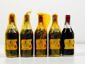 Sanchez Romate, Brandy Gran Reserva Cardenal Mendoza 5 bts - 1 OC Cardenal Mendoza Romate Gran reserve 75 cl 45� imp Bellini anni 70  - Asta Spirito del tempo  - Associazione Nazionale - Case d'Asta italiane