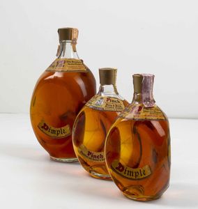 Jhon Haig, Dimple De Luxe Scotch Whisky 12 years old<BR>Haig & Haig, Pinch Old Blended Scotch Whisky  - Asta Spirito del tempo  - Associazione Nazionale - Case d'Asta italiane