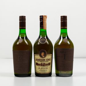 Jameson, Old Irish Whisky 12 years old<BR>Jameson, Old Irish Whisky 15 years old  - Asta Spirito del tempo  - Associazione Nazionale - Case d'Asta italiane