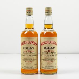 Bruichladdich, Islay Single Malt Scotch Whisky 15 years old  - Asta Spirito del tempo  - Associazione Nazionale - Case d'Asta italiane