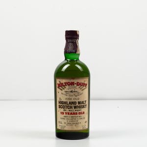 Milton Duff - Glenlivet, Highland Malt Scotch Whisky 13 years old  - Asta Spirito del tempo  - Associazione Nazionale - Case d'Asta italiane