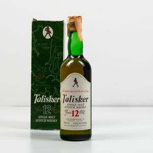 Talisker, Single Malt Scotch Whisky 12 years old  - Asta Spirito del tempo  - Associazione Nazionale - Case d'Asta italiane