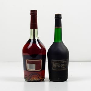 Martell, Cognac Napoleon Cordon Noir<BR>Martell, Cognac Cordon Rubis Reserve  - Asta Spirito del tempo  - Associazione Nazionale - Case d'Asta italiane