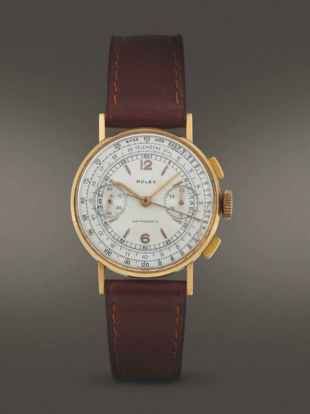 ROLEX - Chronograph Antimagnetic<BR>Cronografo a carica manuale a due contatori.  - Asta The One, for passionate only - Associazione Nazionale - Case d'Asta italiane