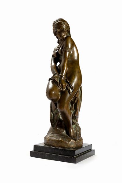 Scuola italiana, secoli XIX - XX : La Schiava  - Asta Incanti d'Arte - Associazione Nazionale - Case d'Asta italiane