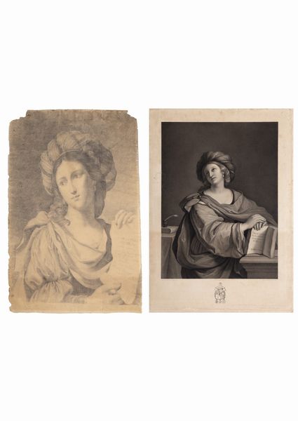 Lotto di due Sibille dal Guercino  - Asta Incanti d'Arte - Associazione Nazionale - Case d'Asta italiane