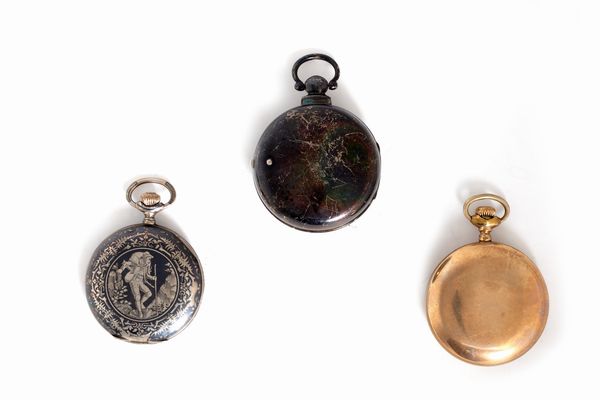 Lotto composto da tre orologi da tasca  - Asta Incanti d'Arte - Associazione Nazionale - Case d'Asta italiane