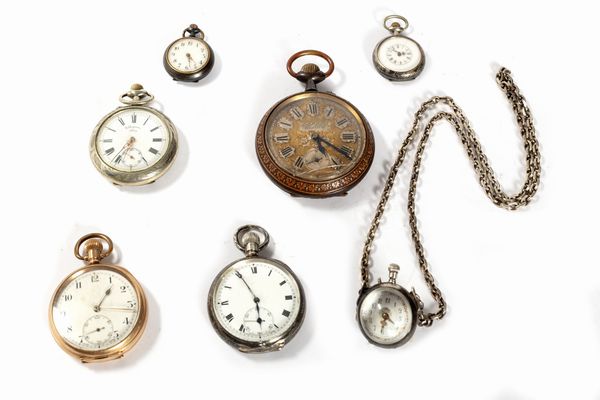 Lotto composto da sette orologi da tasca  - Asta Incanti d'Arte - Associazione Nazionale - Case d'Asta italiane