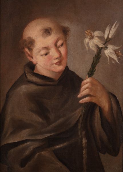 Scuola italiana, secolo XVII : Sant'Antonio da Padova con giglio  - Asta Incanti d'Arte - Associazione Nazionale - Case d'Asta italiane