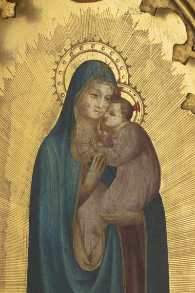 Imitatore di Beato Angelico, secolo XIX : Madonna con Bambino  - Asta Incanti d'Arte - Associazione Nazionale - Case d'Asta italiane