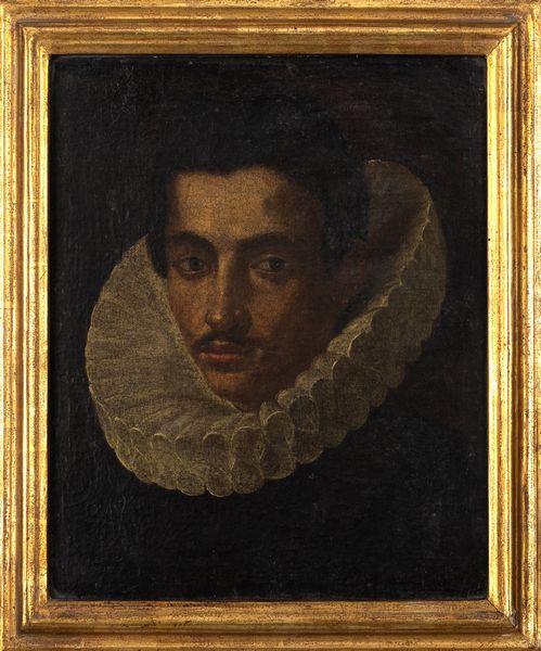 Scuola italiana, secolo XVII : Ritratto di giovane gentiluomo a mezzo busto, con gorgiera  - Asta Incanti d'Arte - Associazione Nazionale - Case d'Asta italiane