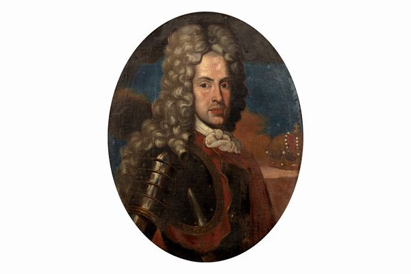 Scuola italiana, secolo XVIII : Ritratto di Giuseppe I d'Asburgo, Imperatore del Sacro Romano Impero  - Asta Incanti d'Arte - Associazione Nazionale - Case d'Asta italiane