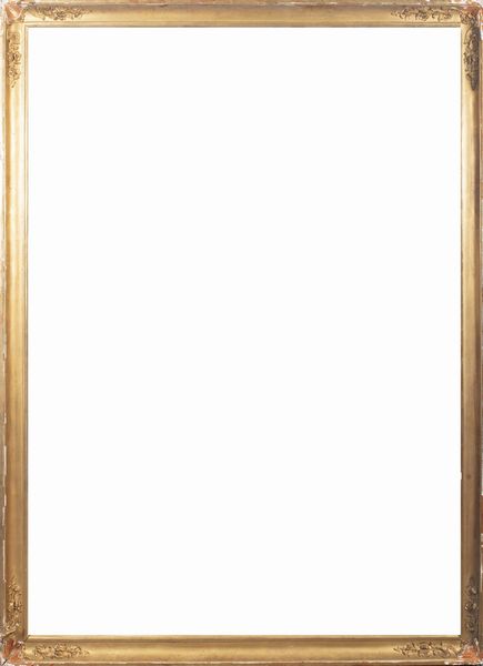 Cornice in legno dorato, secolo XIX  - Asta Incanti d'Arte - Associazione Nazionale - Case d'Asta italiane