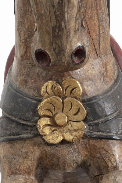 Cavallino a dondolo in legno laccato, secolo XX  - Asta Incanti d'Arte - Associazione Nazionale - Case d'Asta italiane