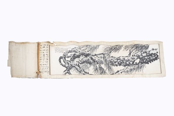 Scroll raffigurante albero, Cina secolo XIX  - Asta Incanti d'Arte - Associazione Nazionale - Case d'Asta italiane