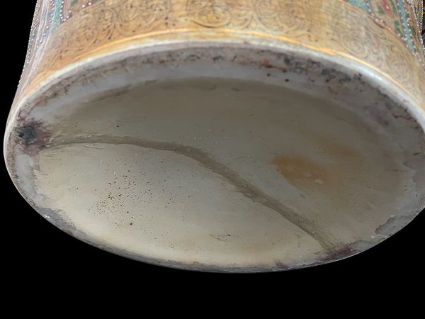 Grande e importante vaso Satsuma con decorazioni floreali e scene di vita di corte, Giappone inizio secolo XX  - Asta Incanti d'Arte - Associazione Nazionale - Case d'Asta italiane