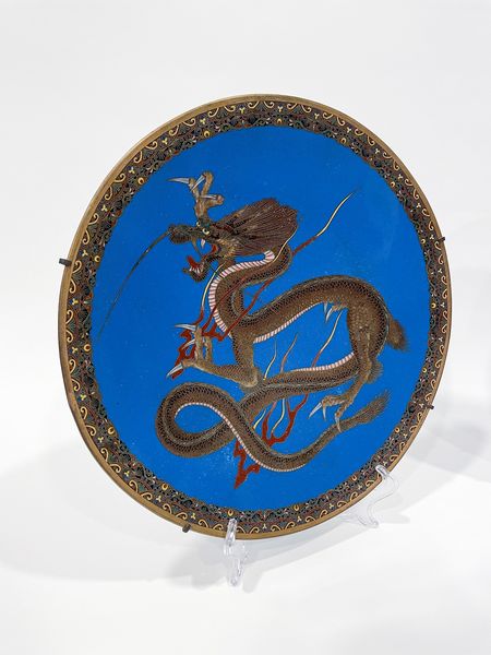 Coppia di piatti smaltati, Giappone secolo XX  - Asta Incanti d'Arte - Associazione Nazionale - Case d'Asta italiane