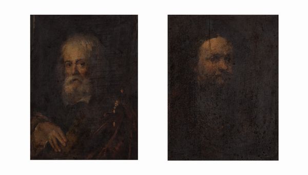 Da Rembrandt : Autoritratto; e Ritratto di vecchio  - Asta Incanti d'Arte - Associazione Nazionale - Case d'Asta italiane