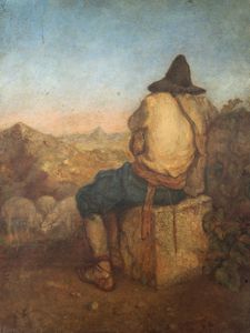 Scuola europea, secolo XIX - Il guardiano di porci