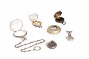 Lotto composto da sei orologi da tasca, secoli XIX - XX  - Asta Incanti d'Arte - Associazione Nazionale - Case d'Asta italiane