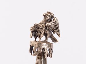 Calice in metallo argentato con coperchio, Germania  - Asta Incanti d'Arte - Associazione Nazionale - Case d'Asta italiane