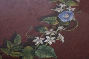 Piano di tavolo circolare in micromosaico con decoro floreale, fine secolo XIX  - Asta Incanti d'Arte - Associazione Nazionale - Case d'Asta italiane