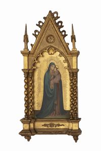 Imitatore di Beato Angelico, secolo XIX - Madonna con Bambino