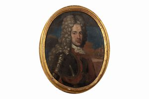 Scuola italiana, secolo XVIII : Ritratto di Giuseppe I d'Asburgo, Imperatore del Sacro Romano Impero  - Asta Incanti d'Arte - Associazione Nazionale - Case d'Asta italiane