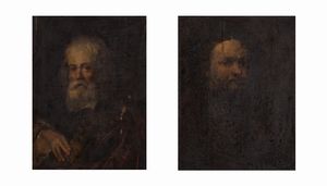 Da Rembrandt - Autoritratto; e Ritratto di vecchio