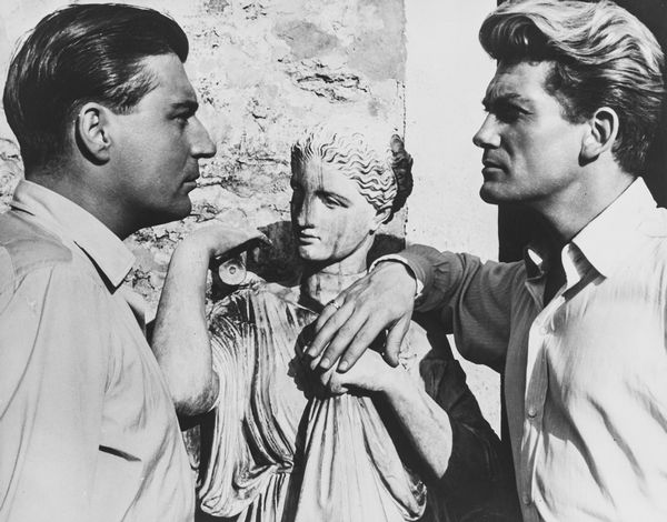 Anonimo : Jean Marais e Franois Prie in Orfeo di Jean Cocteau  - Asta Fotografia - Associazione Nazionale - Case d'Asta italiane