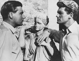 Anonimo - Jean Marais e Fran�ois P�rie in Orfeo di Jean Cocteau