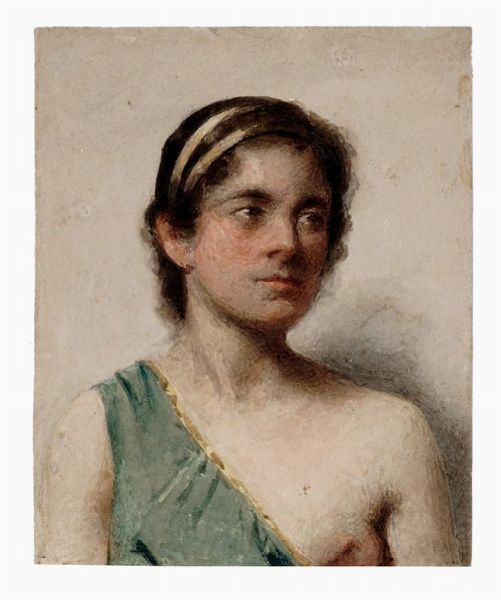 Lotto composto di 1 acquerello e 4 incisioni all'acquaforte.  - Asta Stampe, disegni e dipinti antichi, moderni e contemporanei   - Associazione Nazionale - Case d'Asta italiane