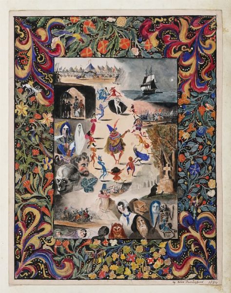 Album di 261 acquerelli e incisioni.  - Asta Stampe, disegni e dipinti antichi, moderni e contemporanei   - Associazione Nazionale - Case d'Asta italiane