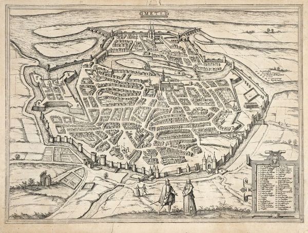 GEORG BRAUN : Mets.  - Asta Stampe, disegni e dipinti antichi, moderni e contemporanei   - Associazione Nazionale - Case d'Asta italiane