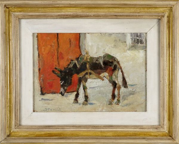 Il mulo.  - Asta Stampe, disegni e dipinti antichi, moderni e contemporanei   - Associazione Nazionale - Case d'Asta italiane