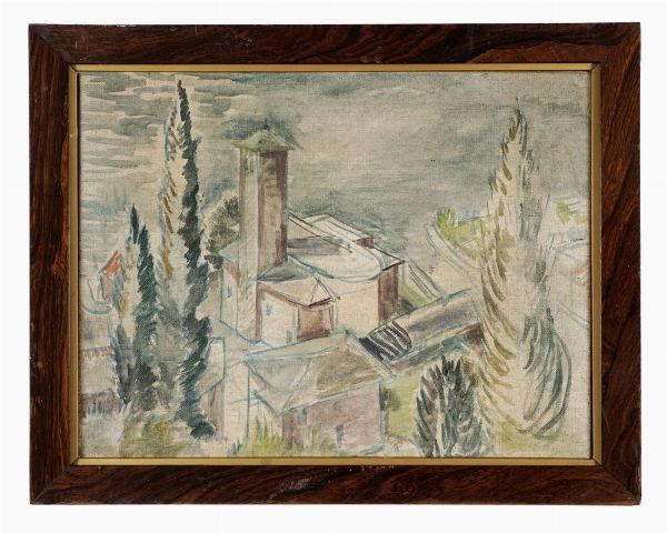 Lago di Como.  - Asta Stampe, disegni e dipinti antichi, moderni e contemporanei   - Associazione Nazionale - Case d'Asta italiane