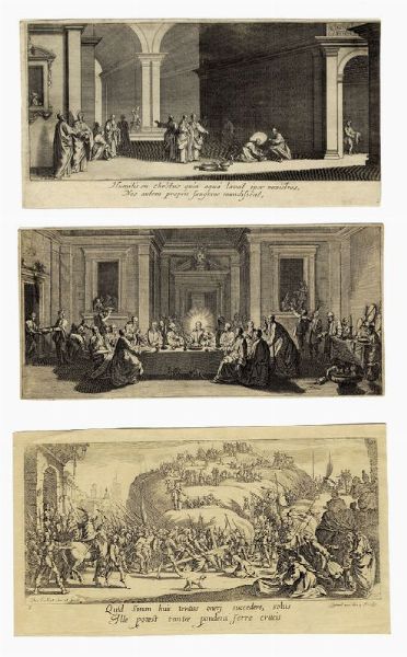 Jacques Callot : Lotto di 53 incisioni di e da Jacques Callot.  - Asta Stampe, disegni e dipinti antichi, moderni e contemporanei   - Associazione Nazionale - Case d'Asta italiane