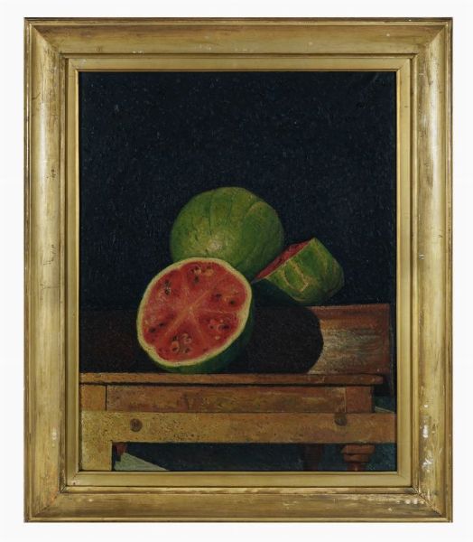 Valentino Ghiglia : Cocomero.  - Asta Stampe, disegni e dipinti antichi, moderni e contemporanei   - Associazione Nazionale - Case d'Asta italiane