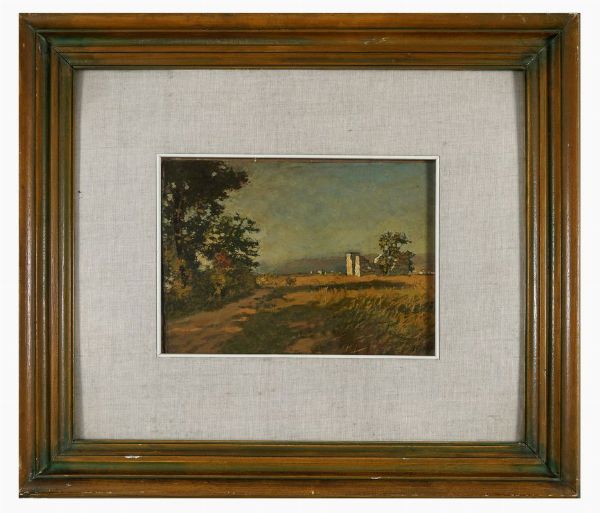 Carlo Passigli : Paesaggio.  - Asta Stampe, disegni e dipinti antichi, moderni e contemporanei   - Associazione Nazionale - Case d'Asta italiane