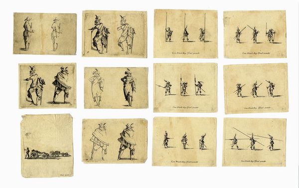 Jacques Callot : Lotto di 53 incisioni di e da Jacques Callot.  - Asta Stampe, disegni e dipinti antichi, moderni e contemporanei   - Associazione Nazionale - Case d'Asta italiane